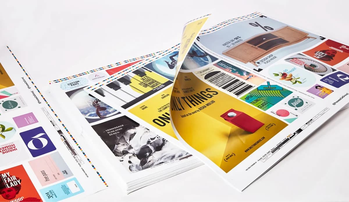 Revistas y catálogos grapados