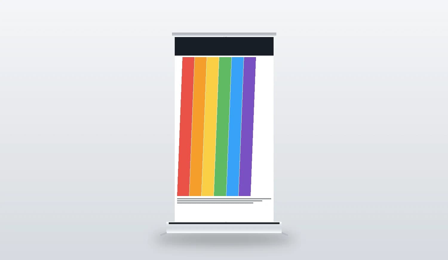 Roll-up blanco