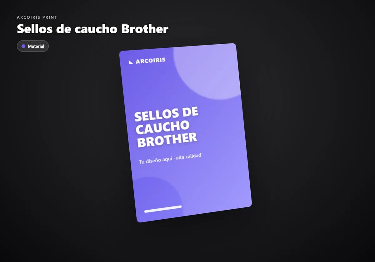 Sellos de caucho Brother