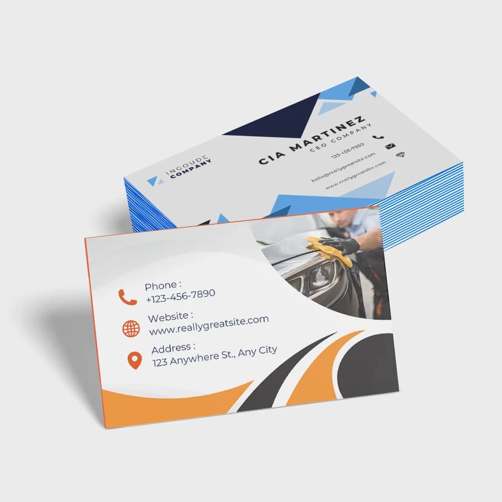 Tarjetas de visita multicapa